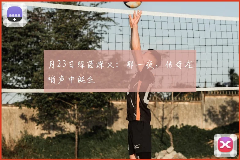 月23日绿茵烽火:那一夜,传奇在哨声中诞生